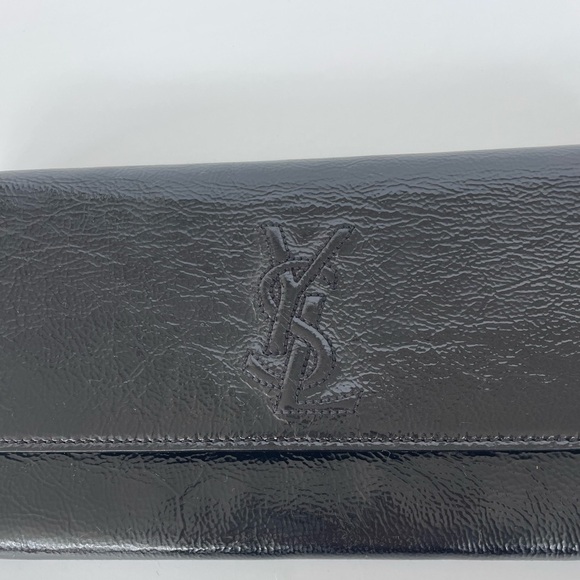 YSL -Vintage patent leather clutch - black - authentic - Picture 2 of 15